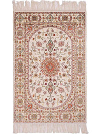 中国シルク 絨毯 89x59cm - オリエンタル絨毯 – product image