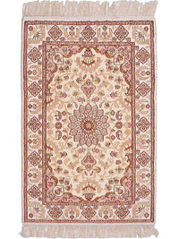 中国シルク 絨毯 89x60cm - オリエンタル絨毯 – product image
