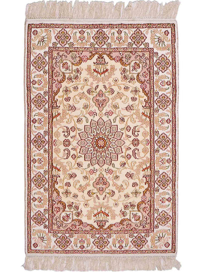 中国シルク 絨毯 60x89cm - オリエンタル絨毯