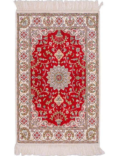 中国シルク 絨毯 62x89cm - オリエンタル絨毯