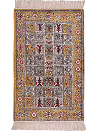 中国シルク 絨毯 92x64cm - オリエンタル絨毯 – product image