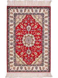 中国シルク 絨毯 92x60cm - オリエンタル絨毯 – product image
