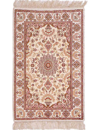 中国シルク 絨毯 88x59cm - オリエンタル絨毯 – product image