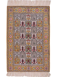 中国シルク 絨毯 92x63cm - オリエンタル絨毯 – product image