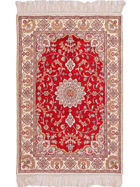 中国シルク 絨毯 91x60cm - オリエンタル絨毯 – product image