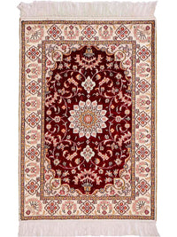 中国シルク 絨毯 90x63cm - オリエンタル絨毯 – product image
