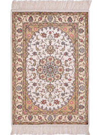中国シルク 絨毯 91x61cm - オリエンタル絨毯 – product image