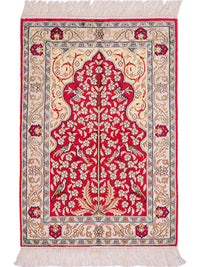 中国シルク 絨毯 86x58cm - オリエンタル絨毯 – product image