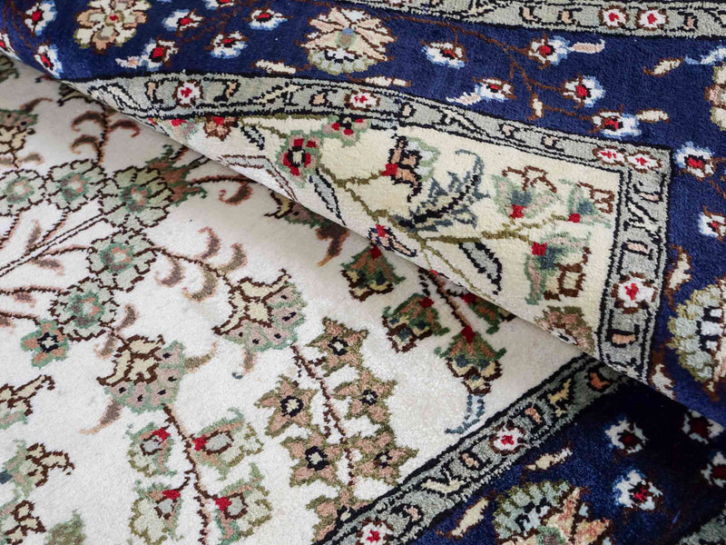 中国シルク 絨毯 90x62cm - オリエンタル絨毯