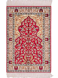 中国シルク 絨毯 89x58cm - オリエンタル絨毯 – product image