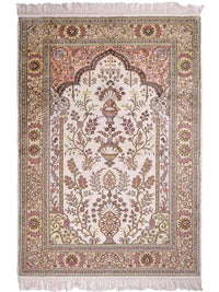 中国シルク 絨毯 179x124cm - オリエンタル絨毯 – product image