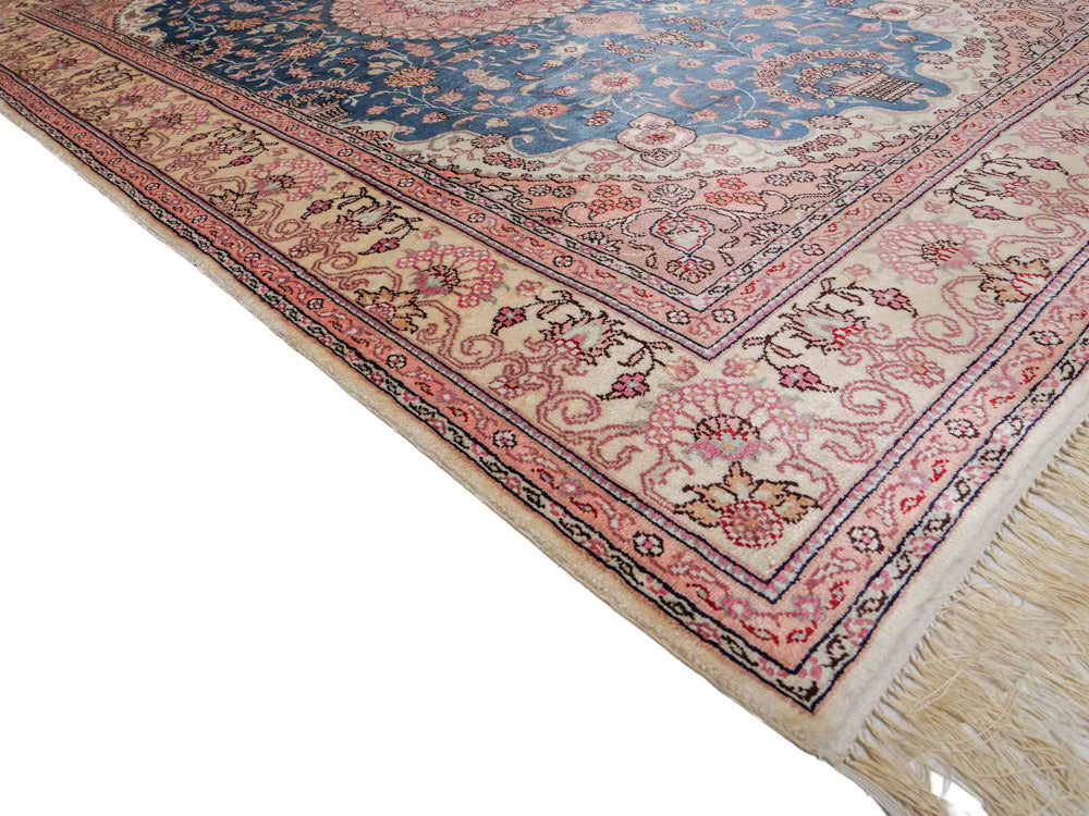 中国シルク 絨毯 192x123cm - オリエンタル絨毯