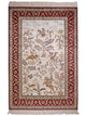 中国シルク 絨毯 183x126cm - オリエンタル絨毯
