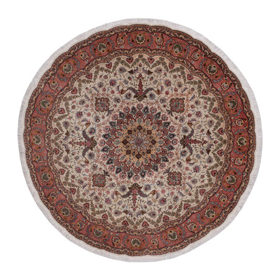 タブリーズ - 50 Raj 絨毯 200x200cm - ペルシャ絨毯
