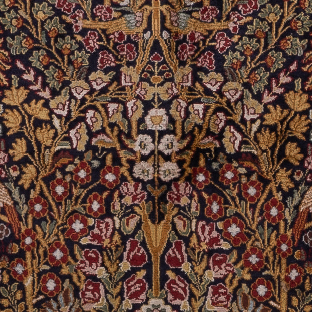 カシミールシルク 絨毯 185x122cm - オリエンタル絨毯
