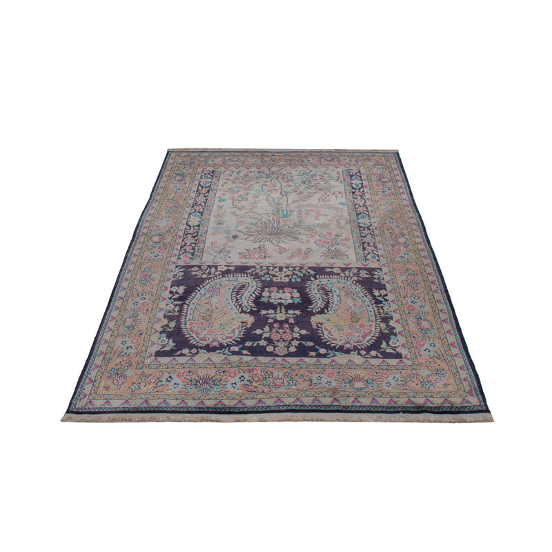 カシミールシルク 絨毯 178x123cm - オリエンタル絨毯