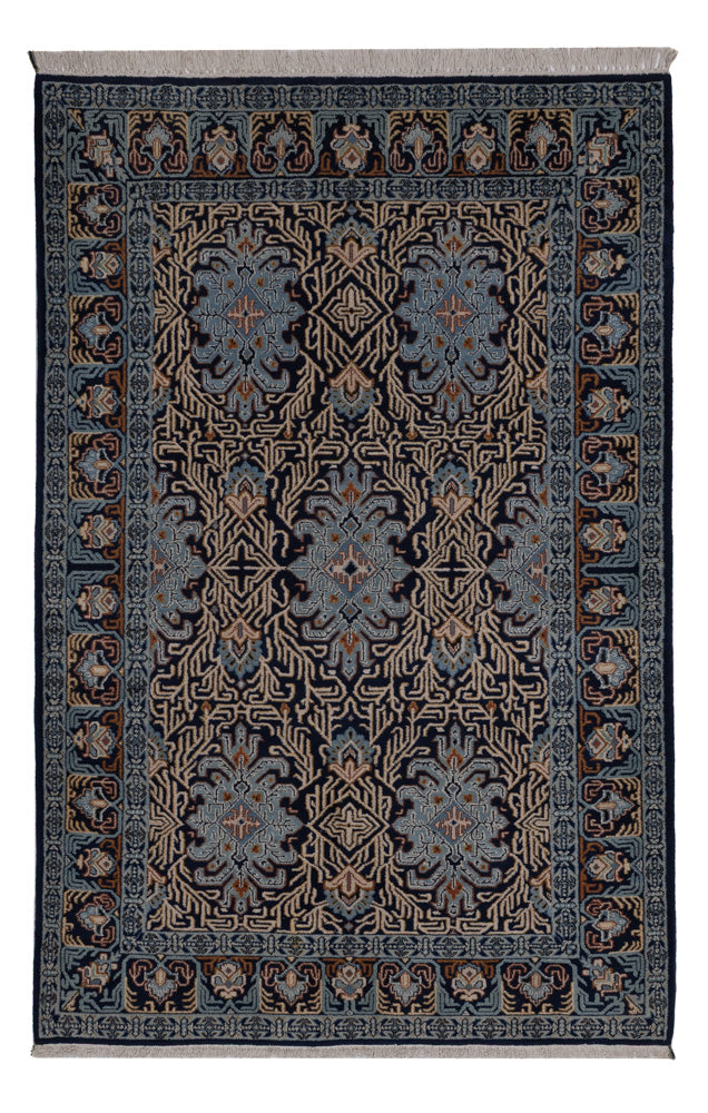 カシャーン 絨毯 208x134cm - ペルシャ絨毯