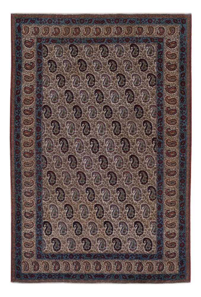 ゴム 絨毯 203x135cm - ペルシャ絨毯