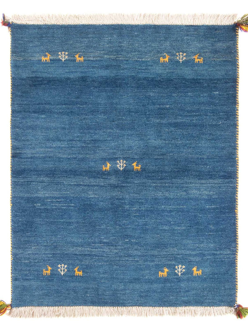 ペルシャギャベ 絨毯 145x106cm - ペルシャウールラグ