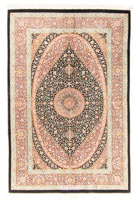 ゴム - シルク 絨毯 154x101cm - ペルシャ絨毯 – product image