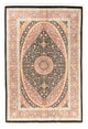 ゴム - シルク 絨毯 154x101cm - ペルシャ絨毯