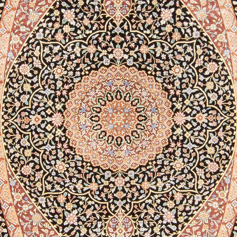ゴム - シルク 絨毯 154x101cm - ペルシャ絨毯