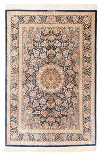 ゴム - シルク 絨毯 152x100cm - ペルシャ絨毯 – product image