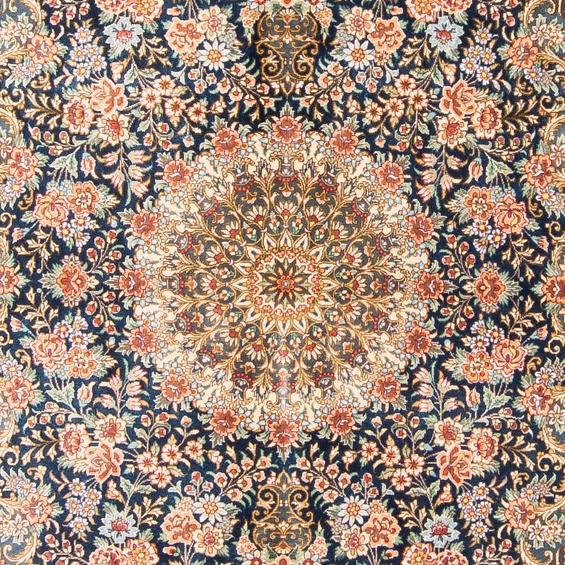 ゴム - シルク 絨毯 152x100cm - ペルシャ絨毯