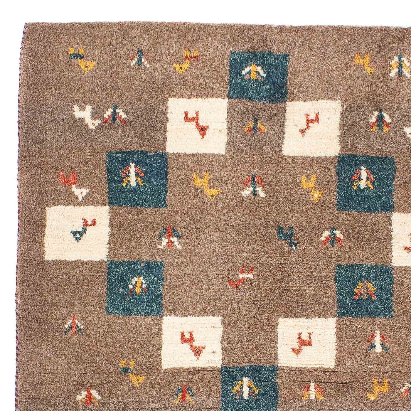 ペルシャギャベ 絨毯 139x82cm - ペルシャウールラグ