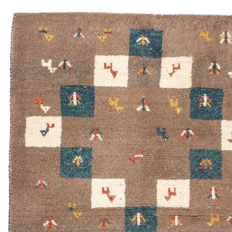 ペルシャギャベ 絨毯 139x82cm - ペルシャウールラグ