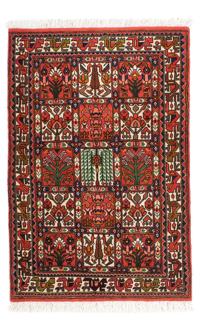 バフティアール 絨毯 64x104cm - ペルシャ絨毯