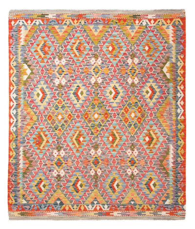 キリム マイメネ 絨毯 162x197cm - ウールラグ