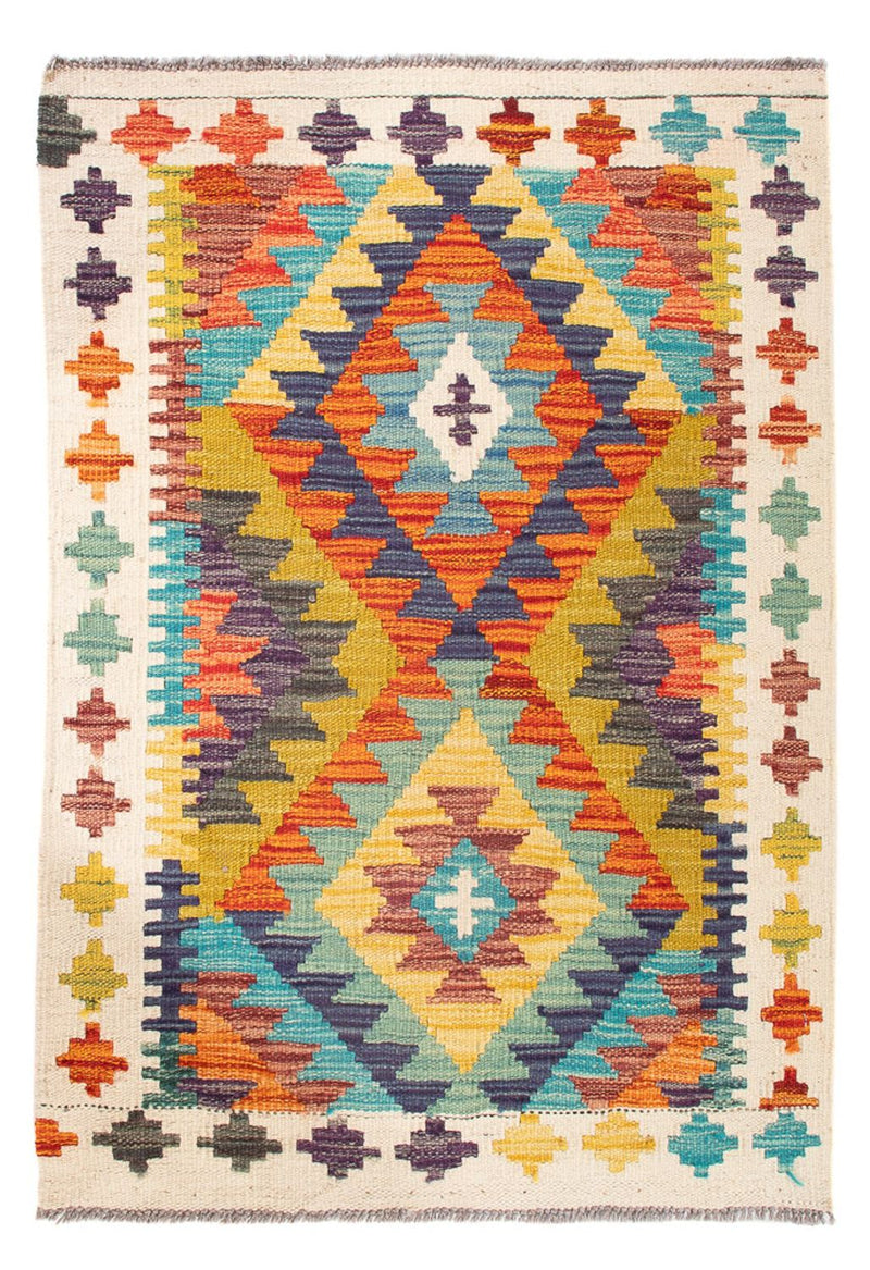 キリム マイメネ 絨毯 84x62cm - ウールラグ