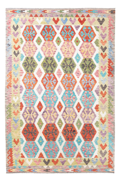 キリム マイメネ 絨毯 203x305cm - ウールラグ