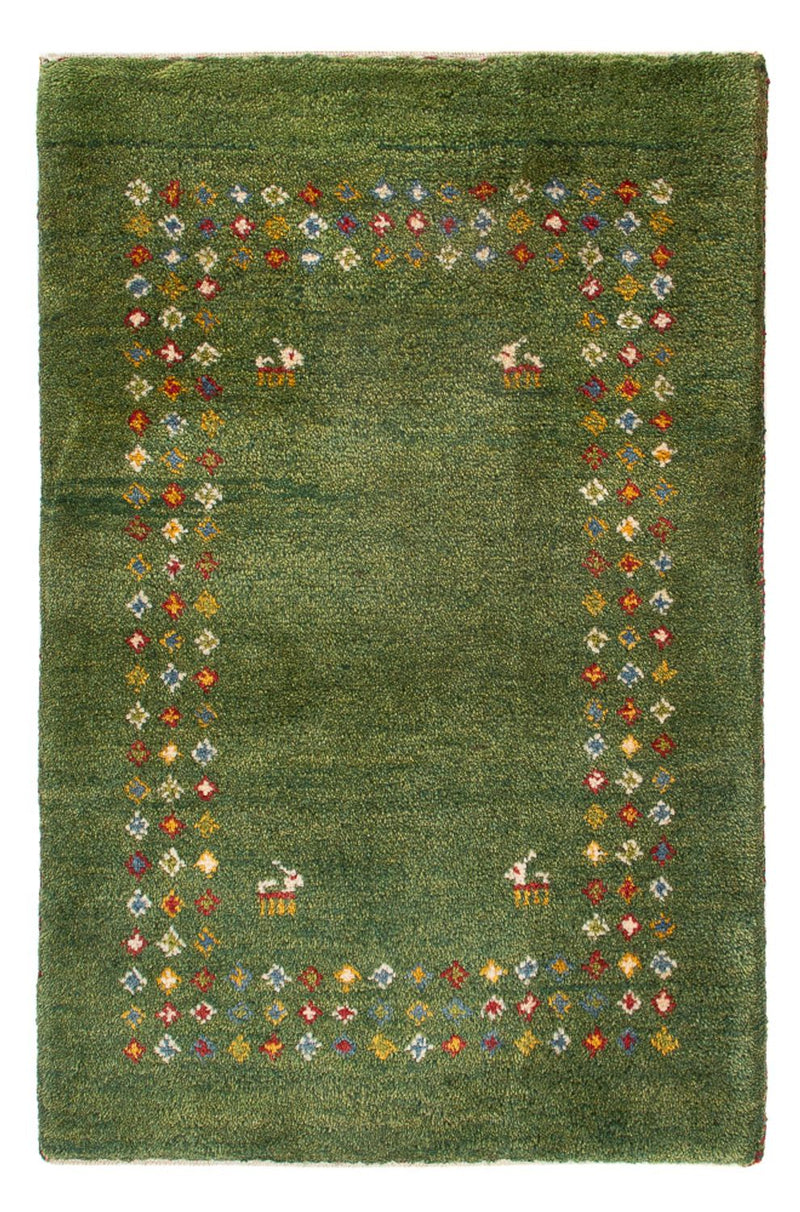 ペルシャギャベ 絨毯 89x62cm - ペルシャウールラグ
