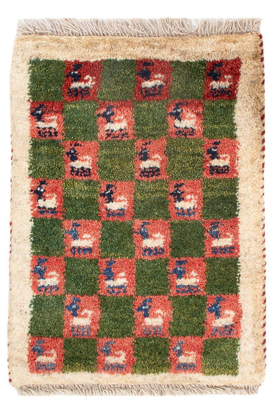 ペルシャギャベ 絨毯 40x60cm - ペルシャウールラグ