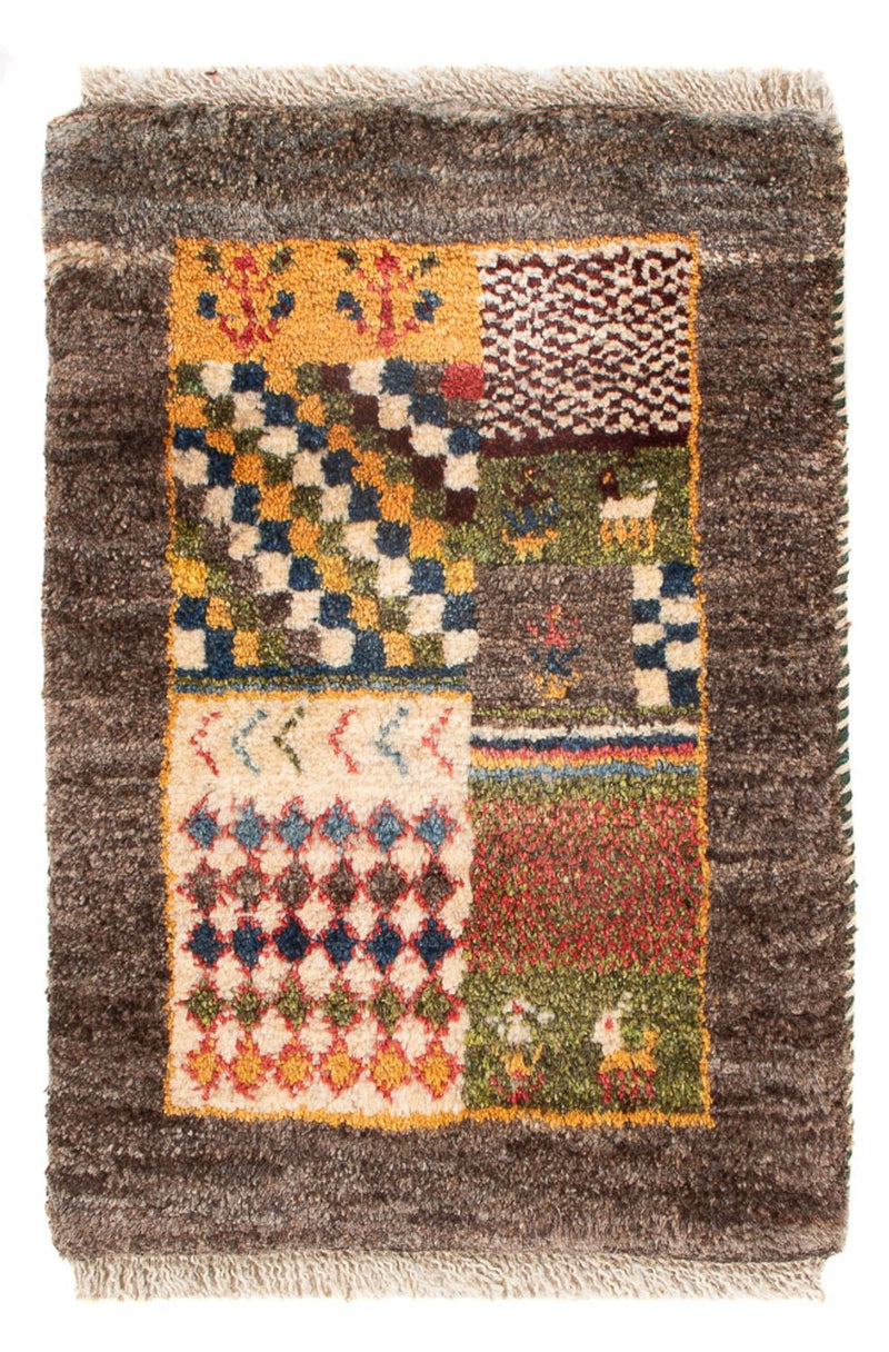 ペルシャギャベ 絨毯 60x40cm - ペルシャウールラグ