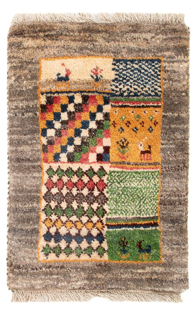 ペルシャギャベ 絨毯 60x40cm - ペルシャウールラグ