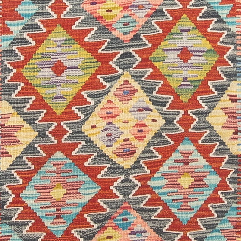 キリム マイメネ 絨毯 286x78cm - ウールラグ