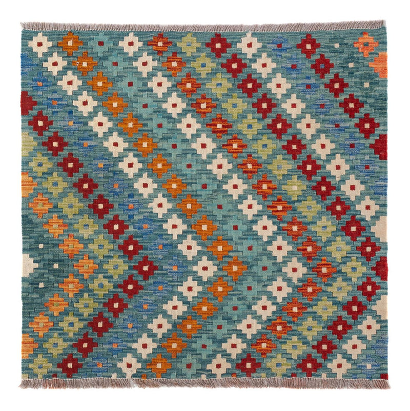 キリム マイメネ 絨毯 90x88cm - ウールラグ