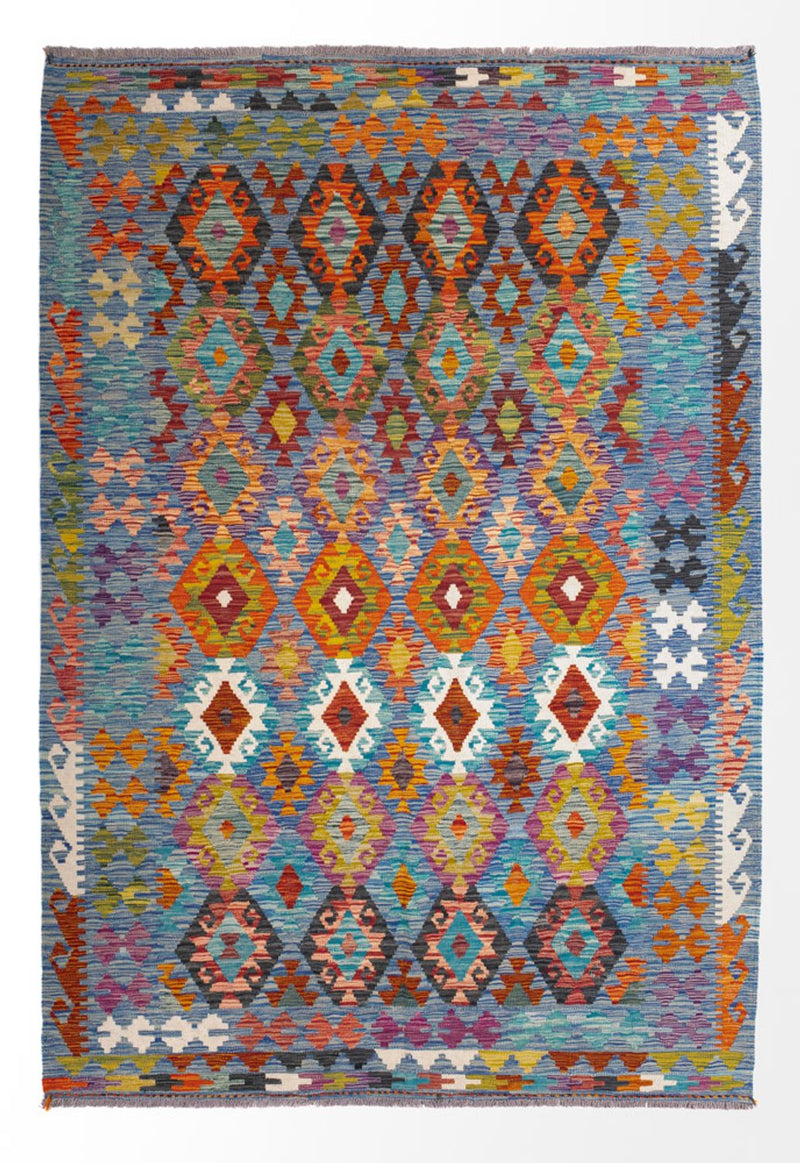 キリム マイメネ 絨毯 241x175cm - ウールラグ