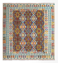 キリム マイメネ 絨毯 207x203cm - ウールラグ – product image