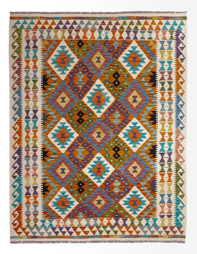 キリム マイメネ 絨毯 196x150cm - ウールラグ