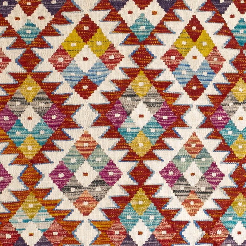 キリム マイメネ 絨毯 152x152cm - ウールラグ