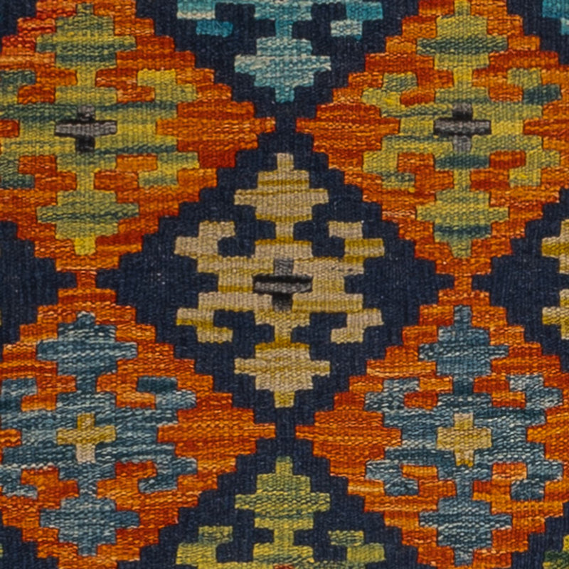 キリム マイメネ 絨毯 199x76cm - ウールラグ