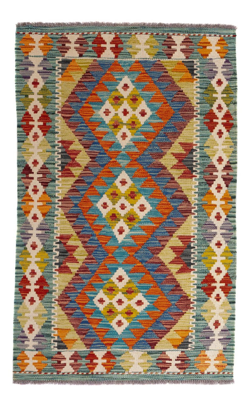 キリム マイメネ 絨毯 123x79cm - ウールラグ