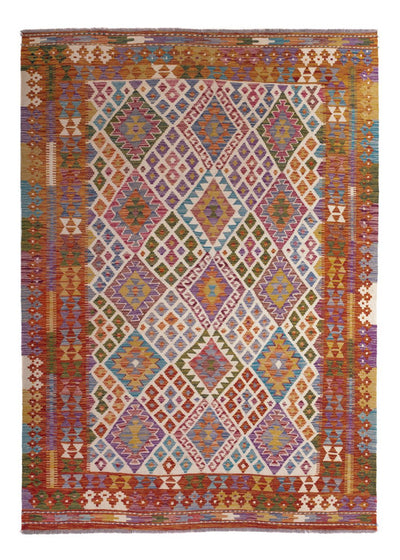 キリム マイメネ 絨毯 170x236cm - ウールラグ