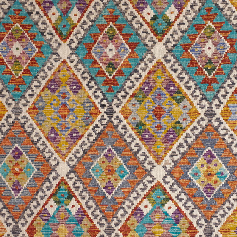 キリム マイメネ 絨毯 246x153cm - ウールラグ