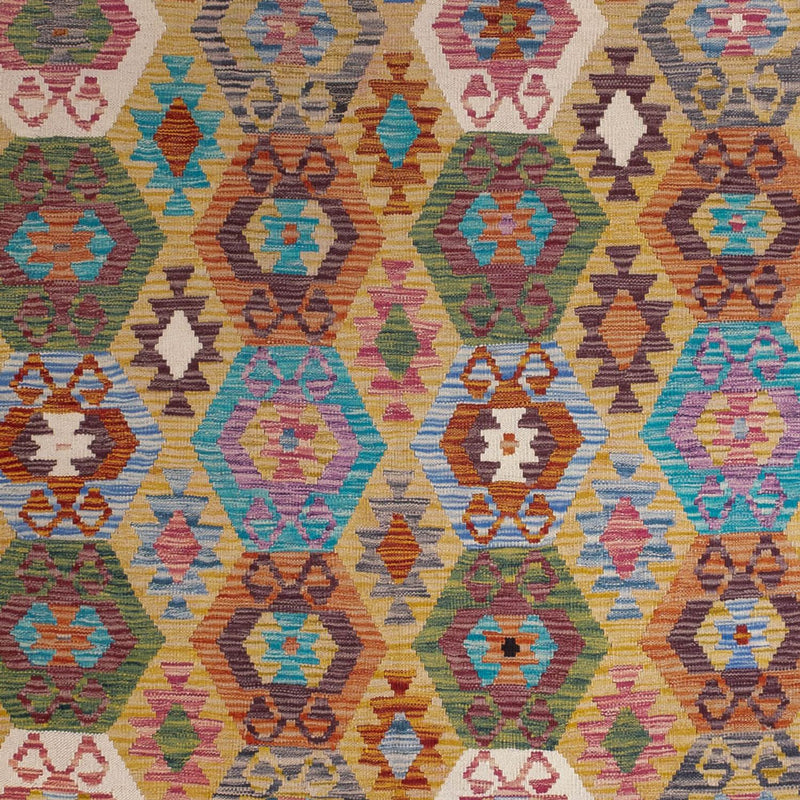 キリム マイメネ 絨毯 306x208cm - ウールラグ