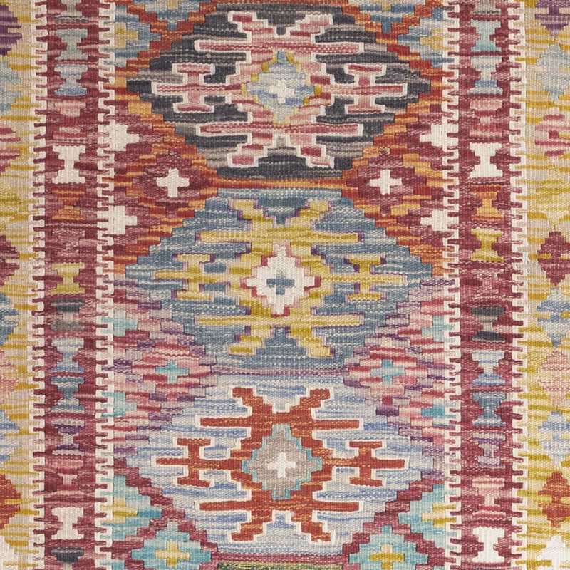 キリム マイメネ 絨毯 201x94cm - ウールラグ